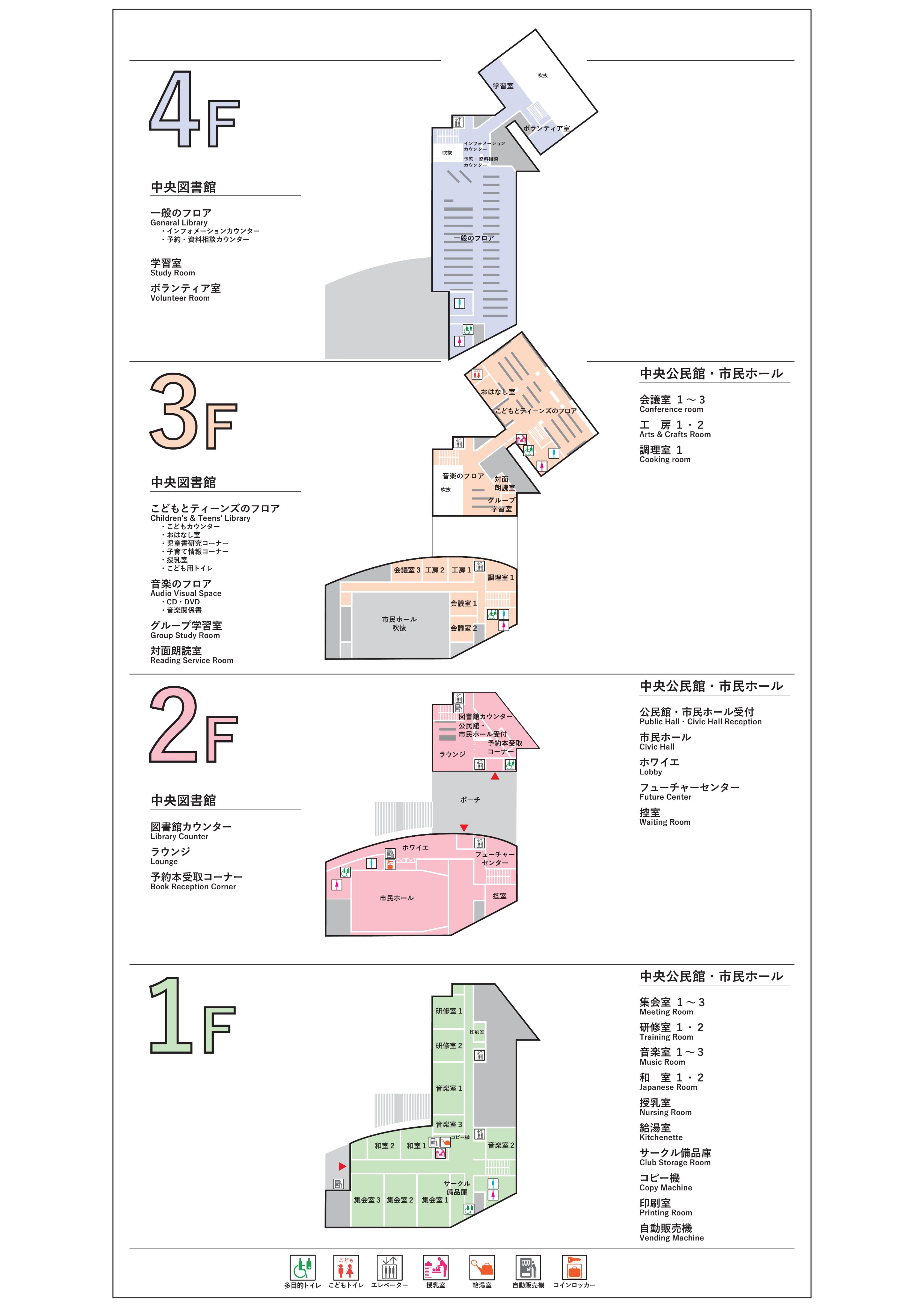 北館 配置図